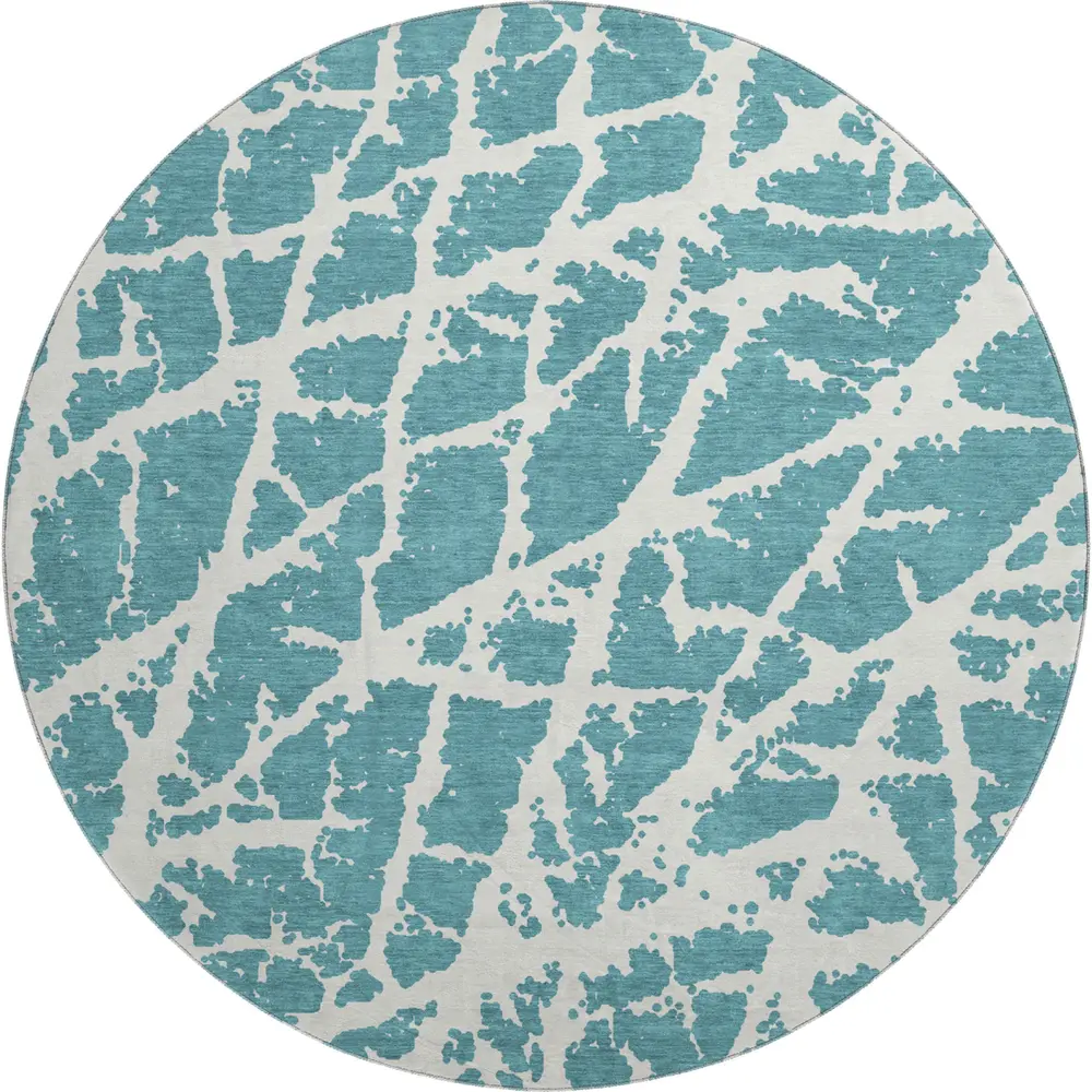 Mayfield AMF501 Teal 8' x 8' Rug