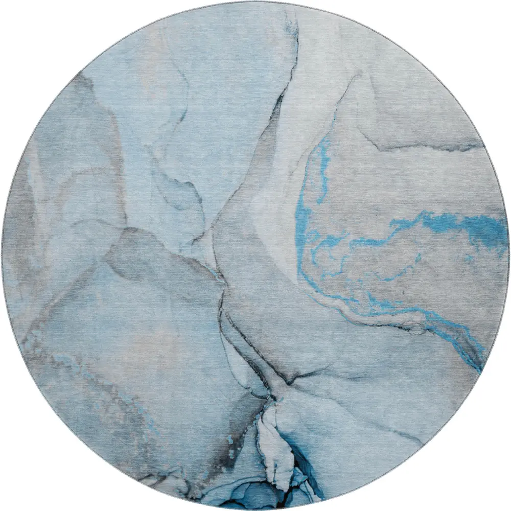 Mayfield AMF506 Blue 8' x 8' Rug