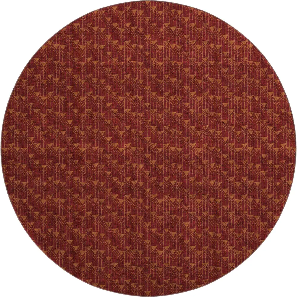 Mayfield AMF514 Burgundy 8' x 8' Rug
