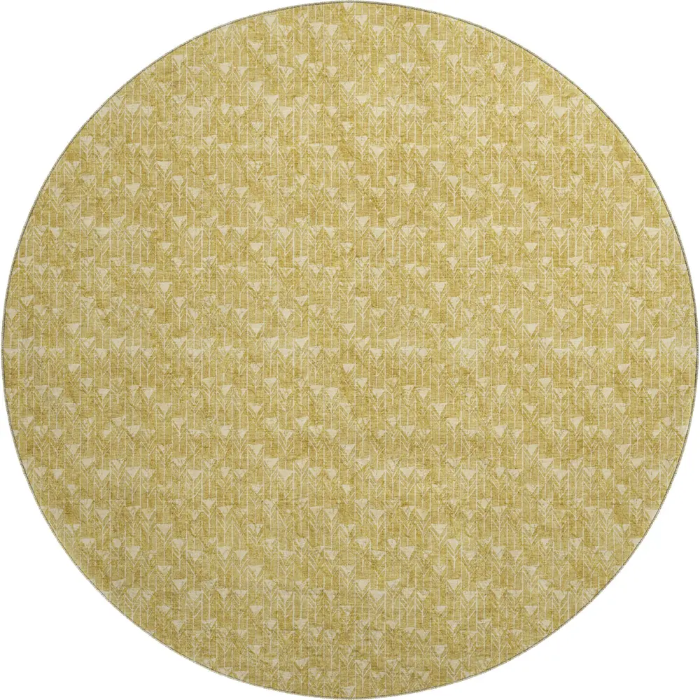 Mayfield AMF514 Gold 8' x 8' Rug