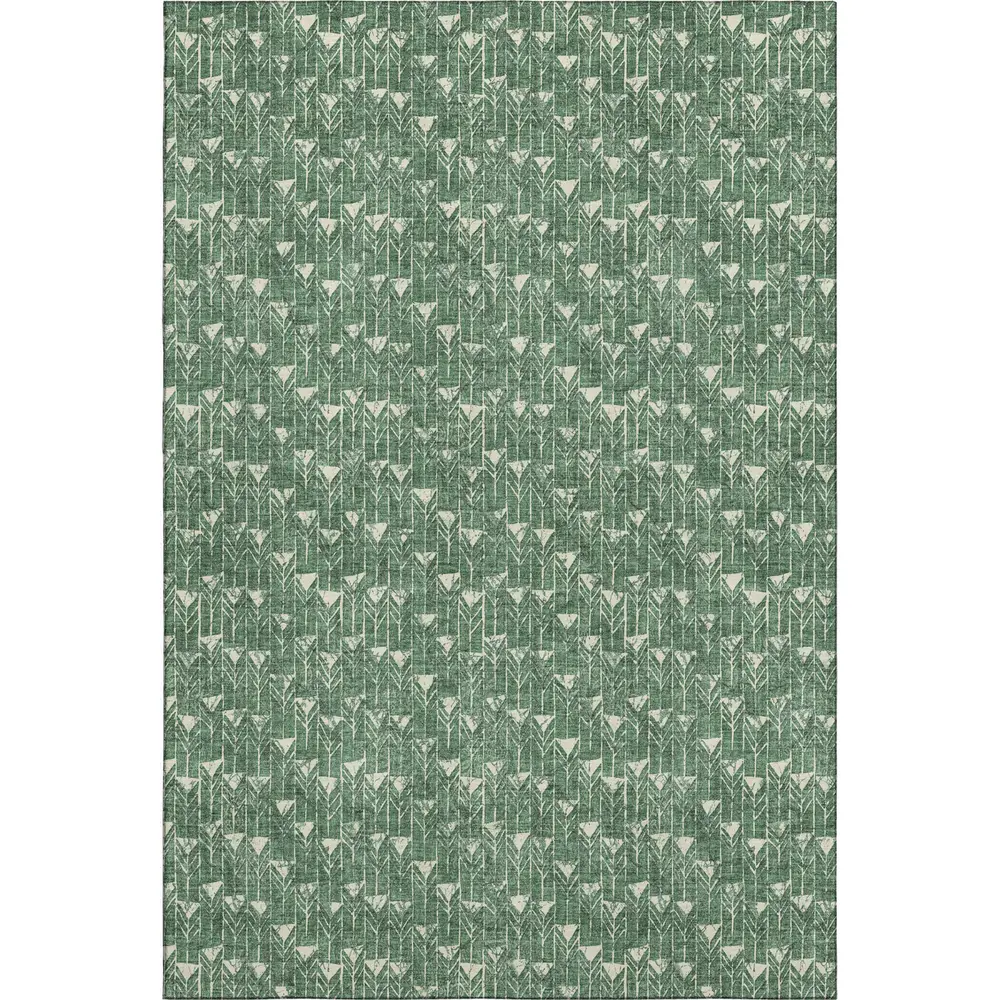 Mayfield AMF514 Green 9' x 12' Rug