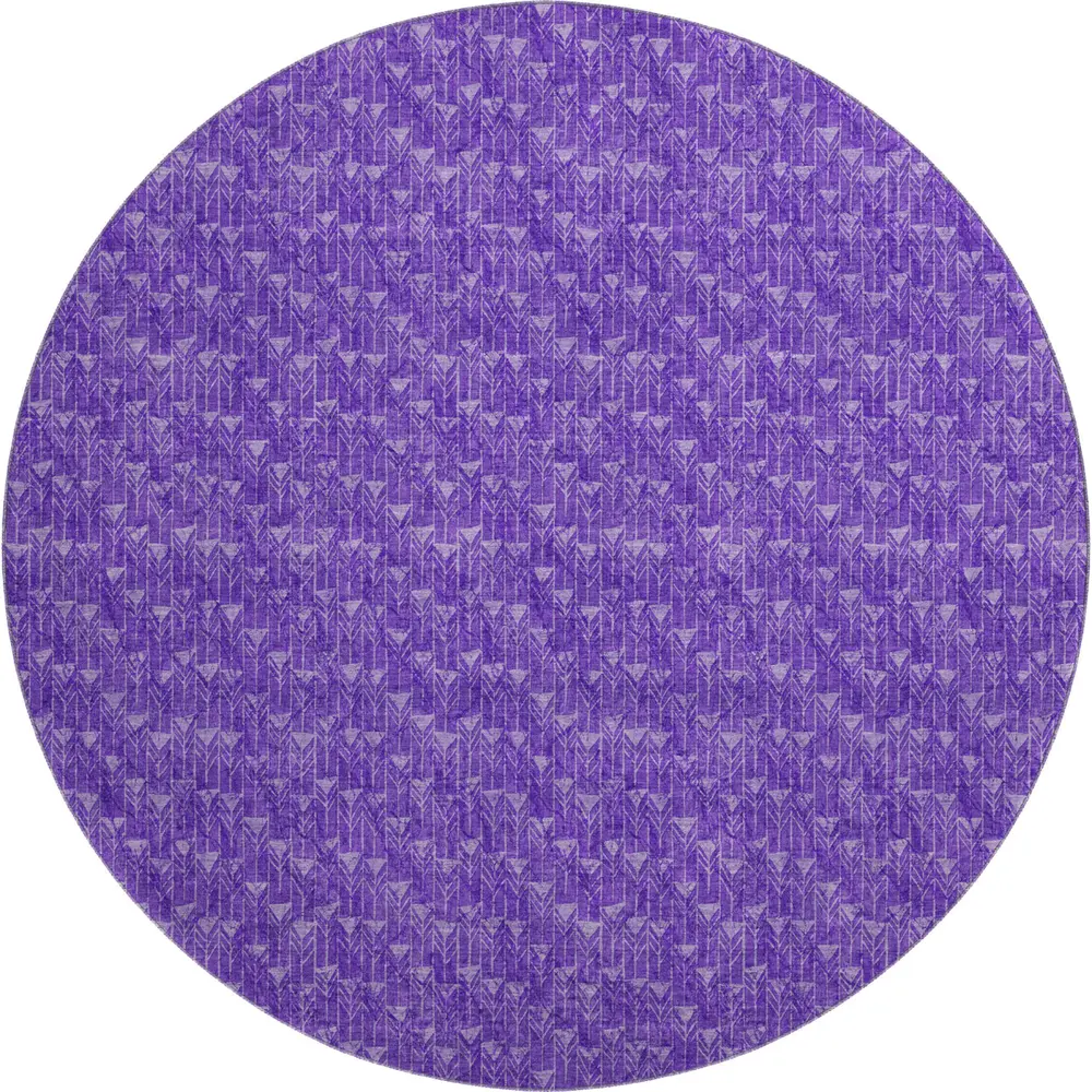Mayfield AMF514 Purple 8' x 8' Rug