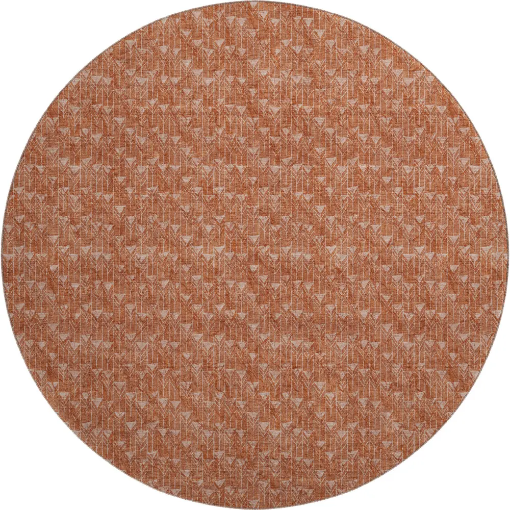 Mayfield AMF514 Terracotta 8' x 8' Rug