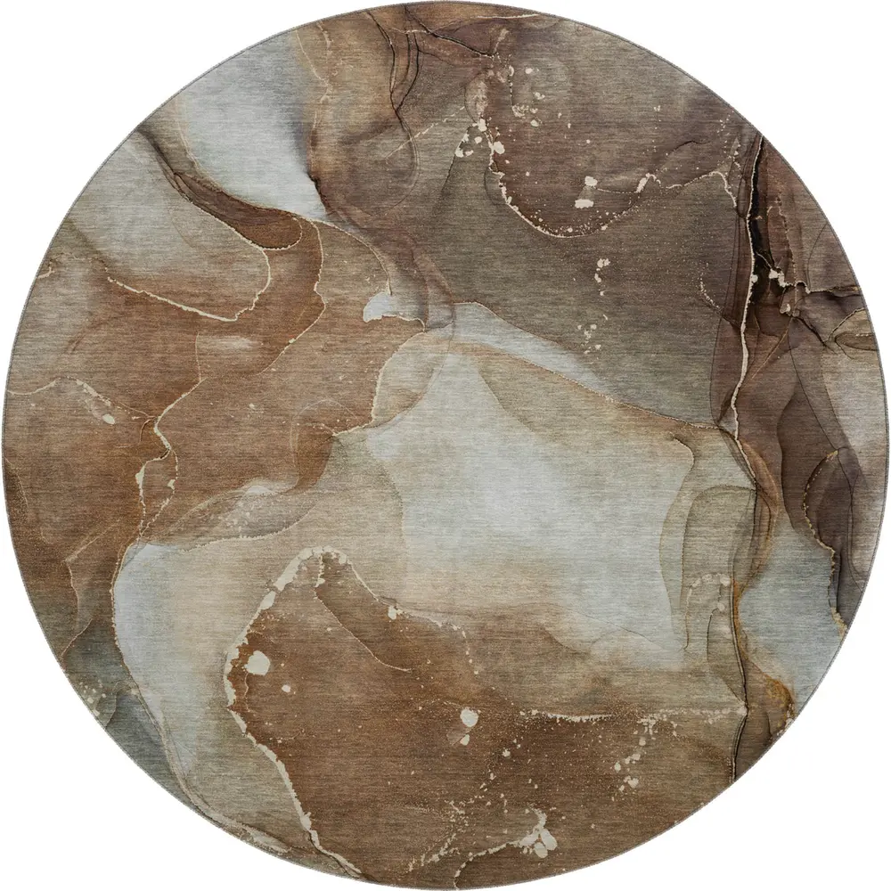 Mayfield AMF522 Brown 8' x 8' Rug