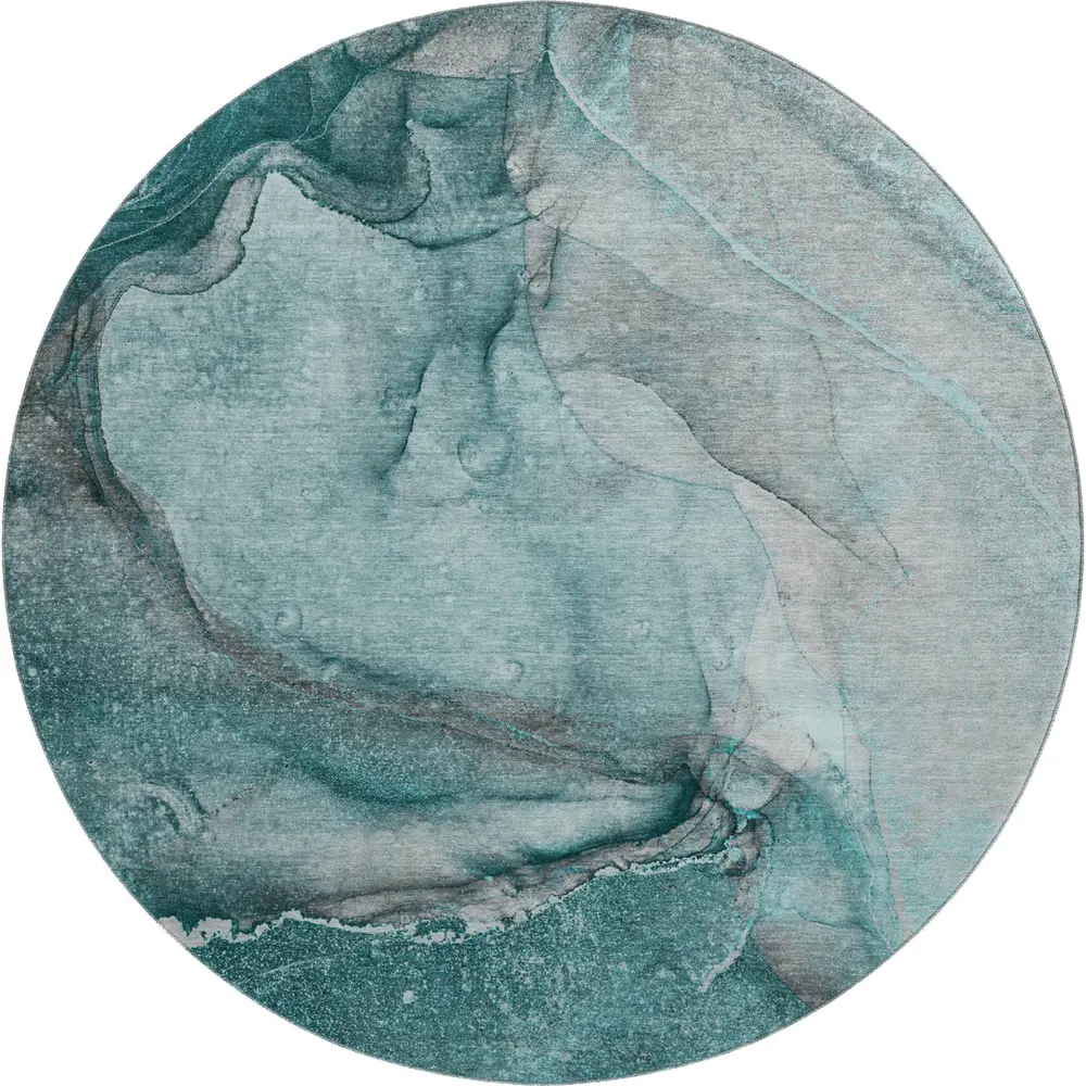 Mayfield AMF524 Teal 8' x 8' Rug