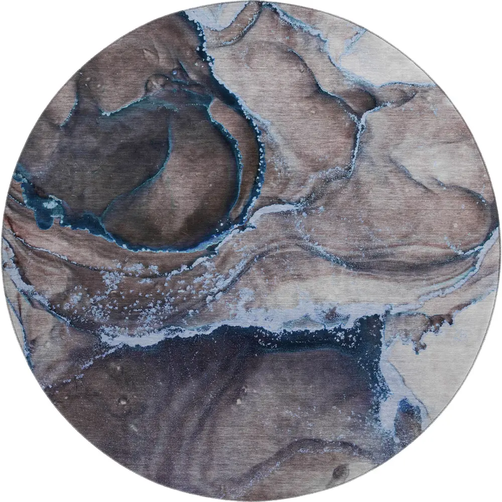 Mayfield AMF525 Navy 8' x 8' Rug