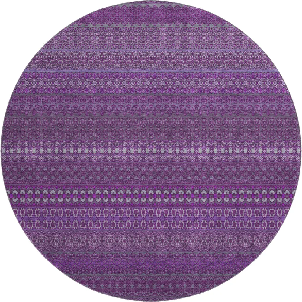 Mayfield AMF527 Eggplant 8' x 8' Rug