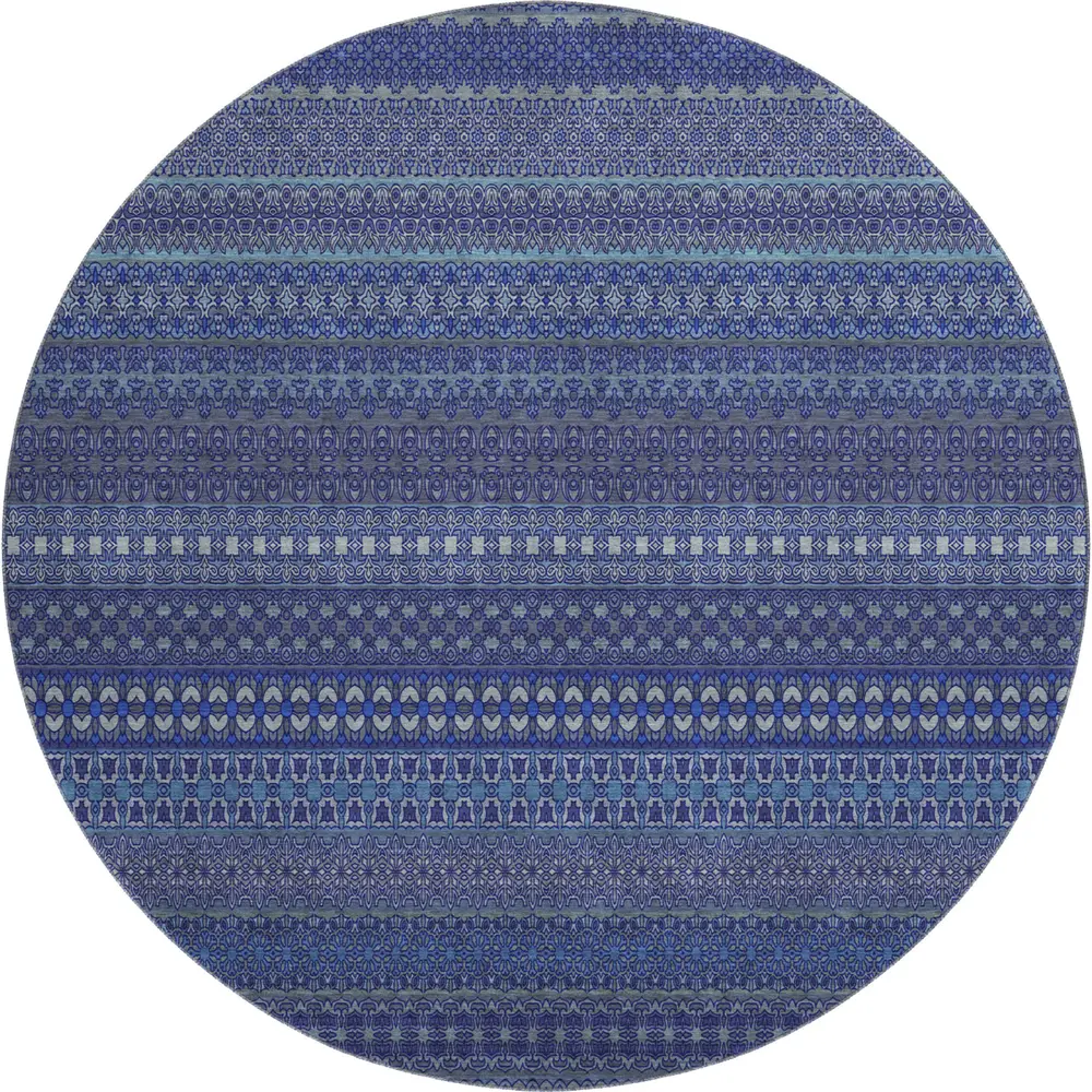 Mayfield AMF527 Navy 8' x 8' Rug