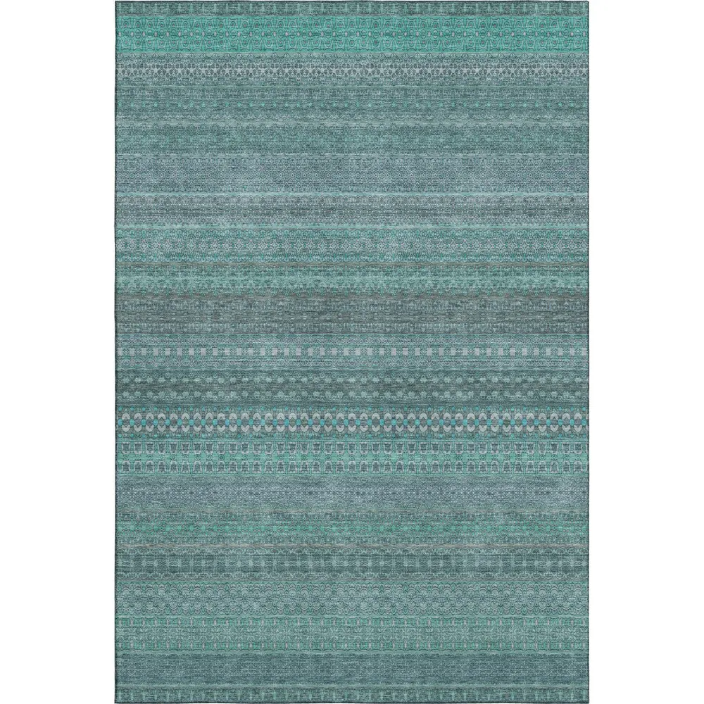 Mayfield AMF527 Turquoise 8' x 10' Rug