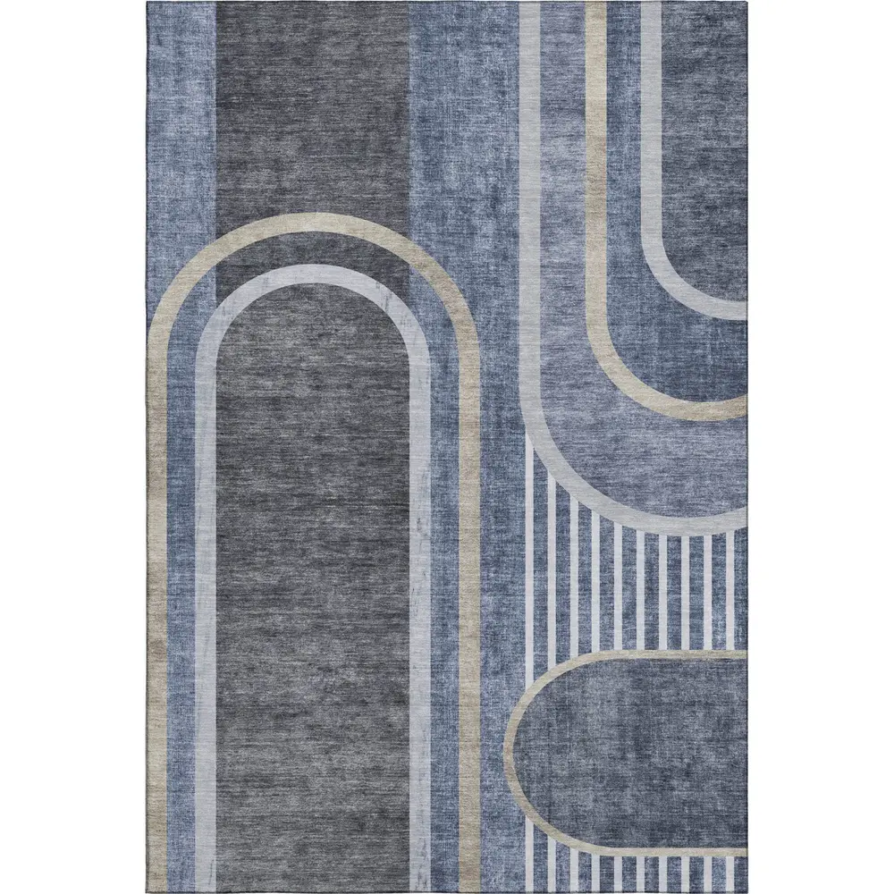 Mayfield AMF532 Navy 9' x 12' Rug