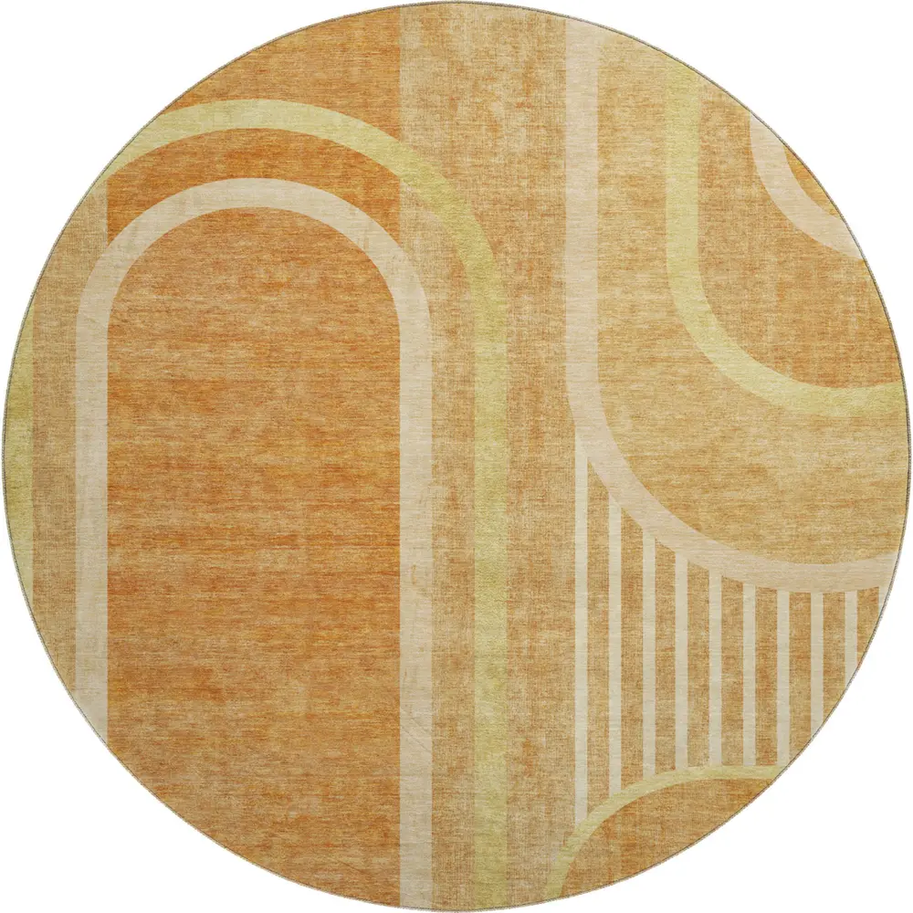 Mayfield AMF532 Terracotta 8' x 8' Rug