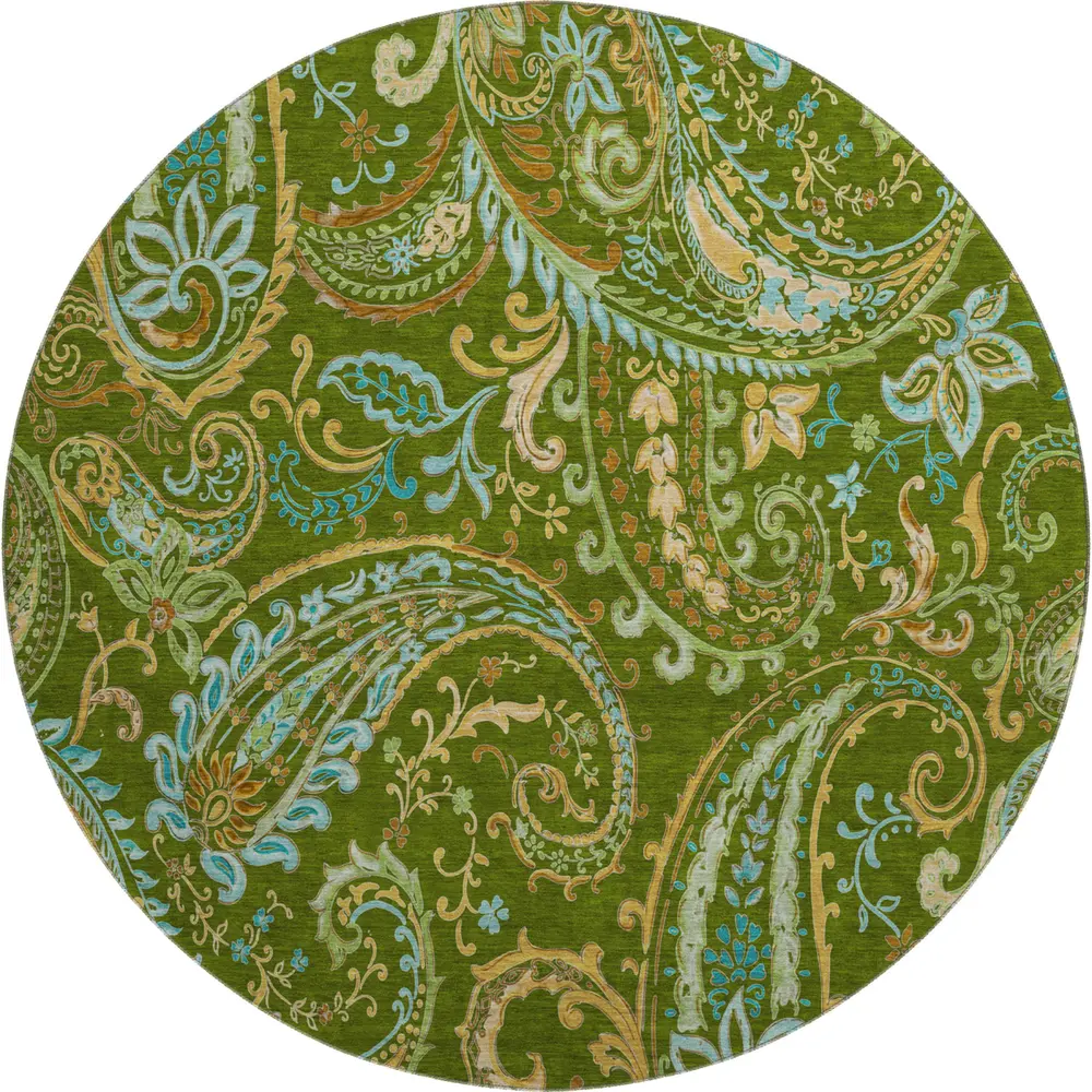 Mayfield AMF533 Green 8' x 8' Rug
