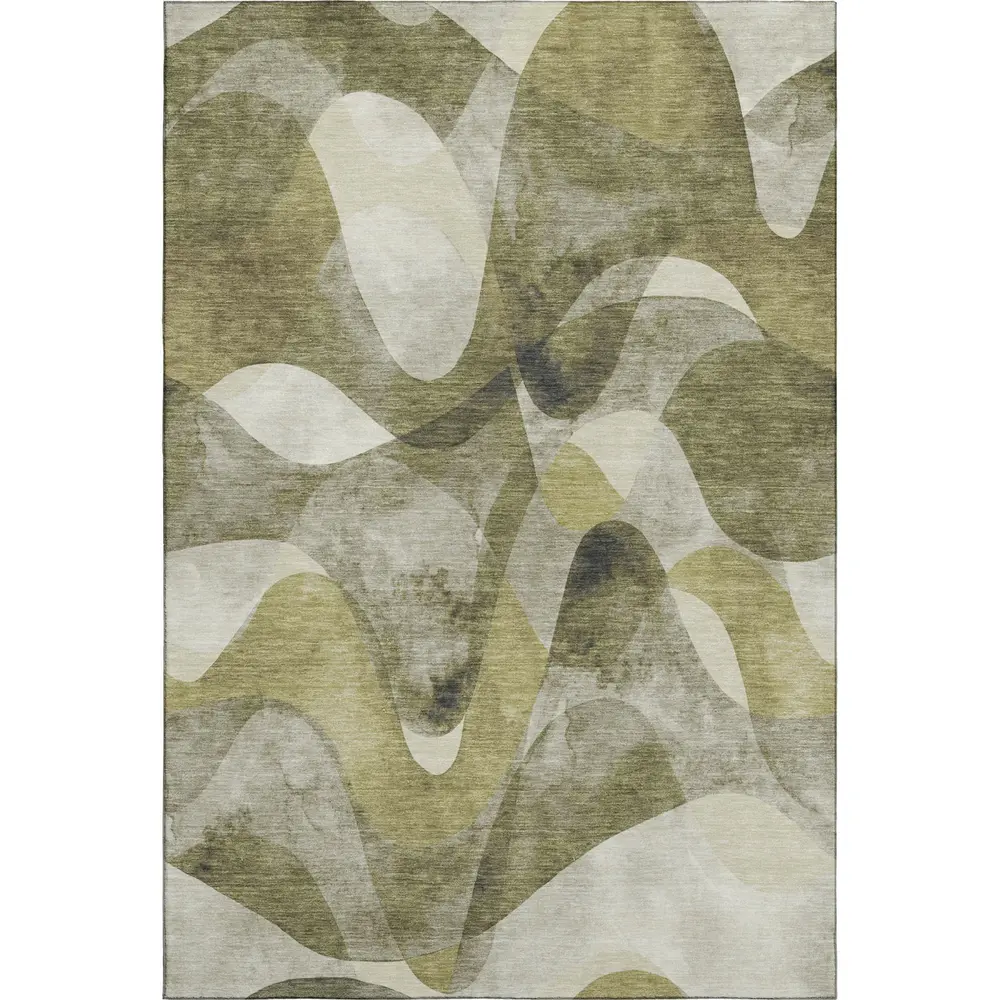Mayfield AMF536 Olive 3' x 5' Rug