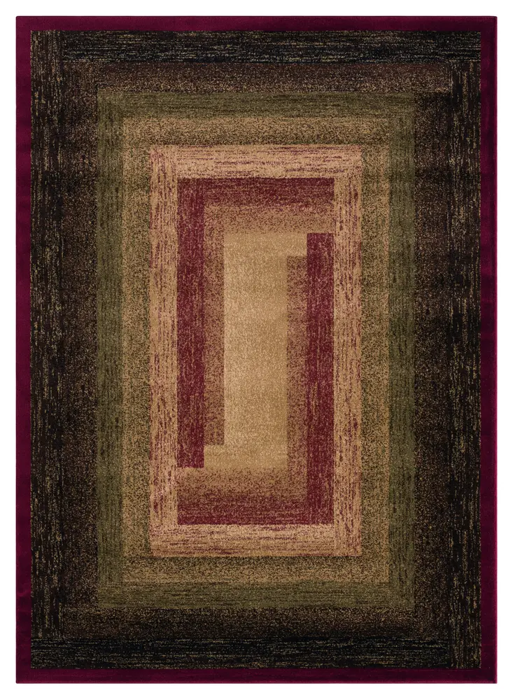 United Weavers Highlands The Maze Red 5'3