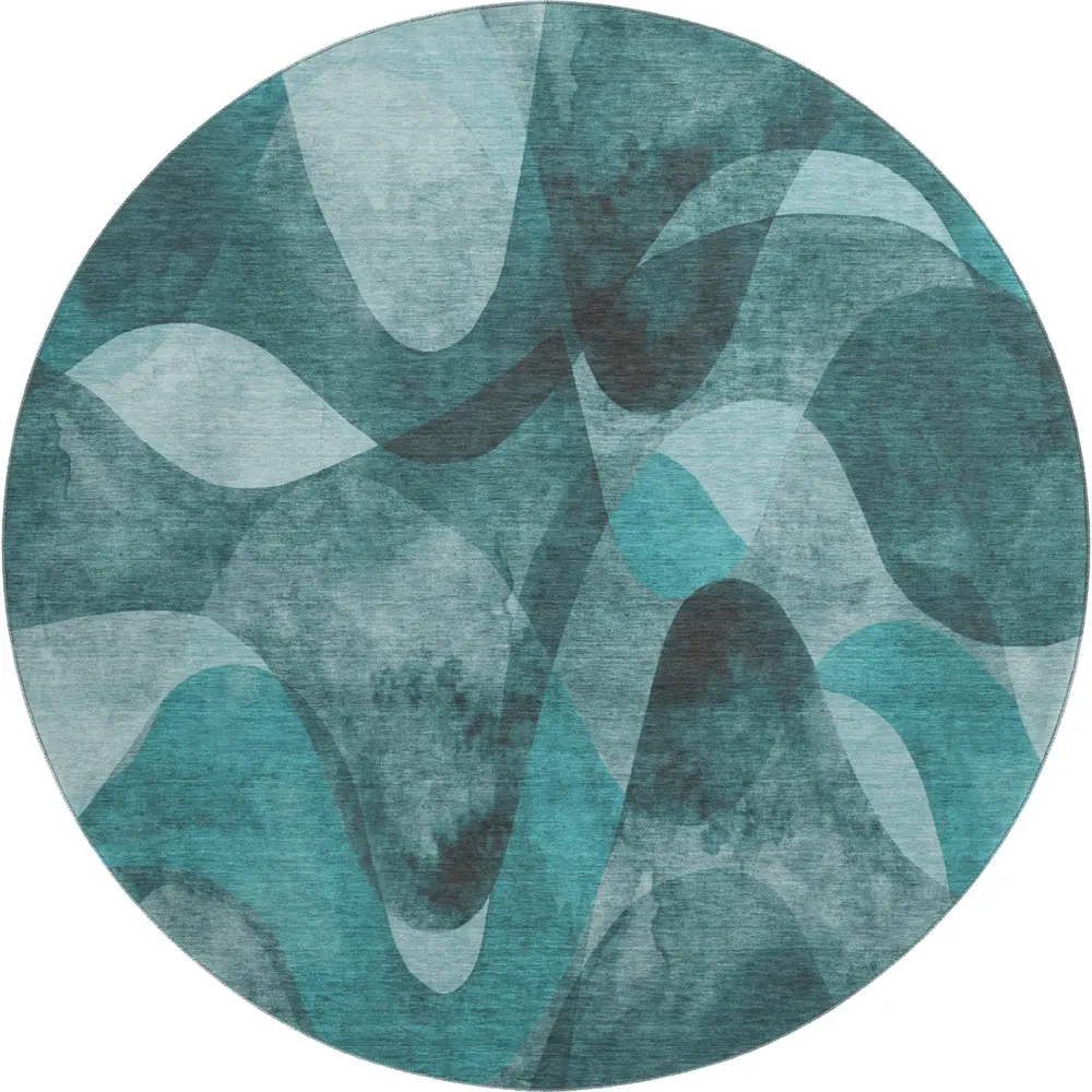 Mayfield AMF536 Teal 8' x 8' Rug