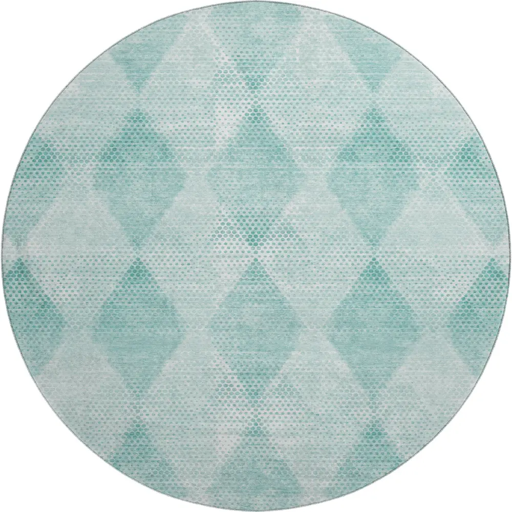 Mayfield AMF539 Teal 8' x 8' Rug