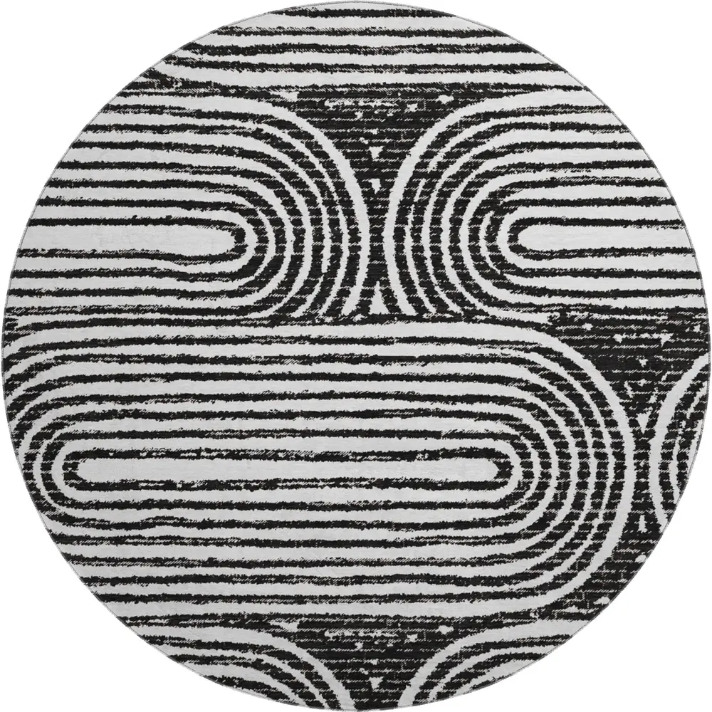 Mayfield AMF540 Black 8' x 8' Rug