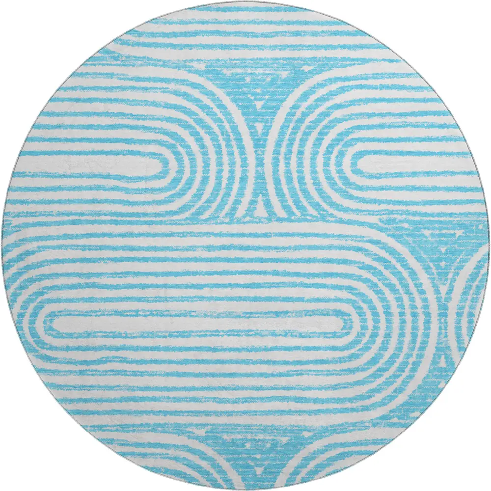 Mayfield AMF540 Teal 8' x 8' Rug