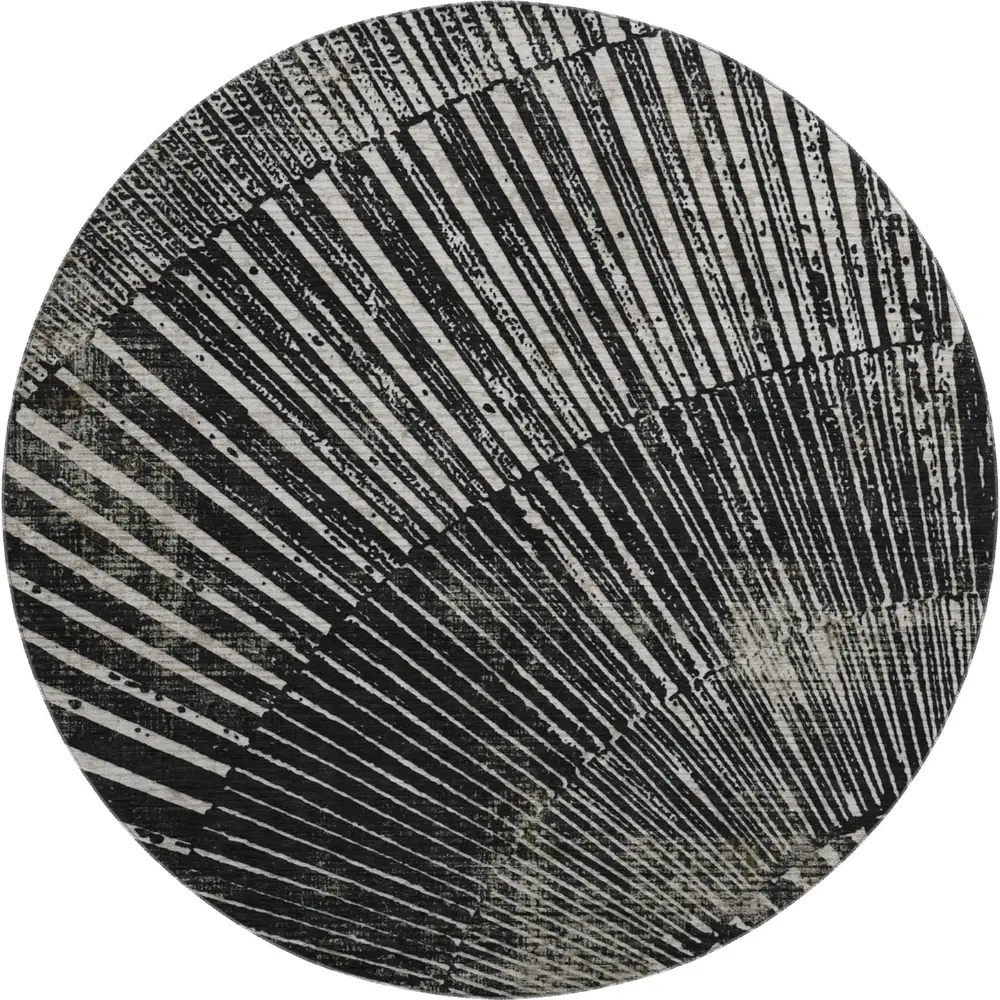 Mayfield AMF542 Black 8' x 8' Rug