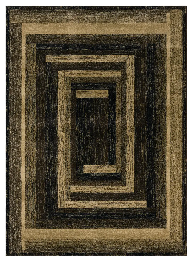 United Weavers Highlands The Maze Brown 7'10