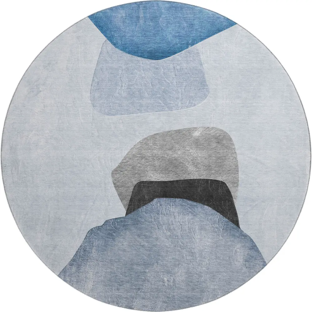 Mayfield AMF547 Blue 8' x 8' Rug