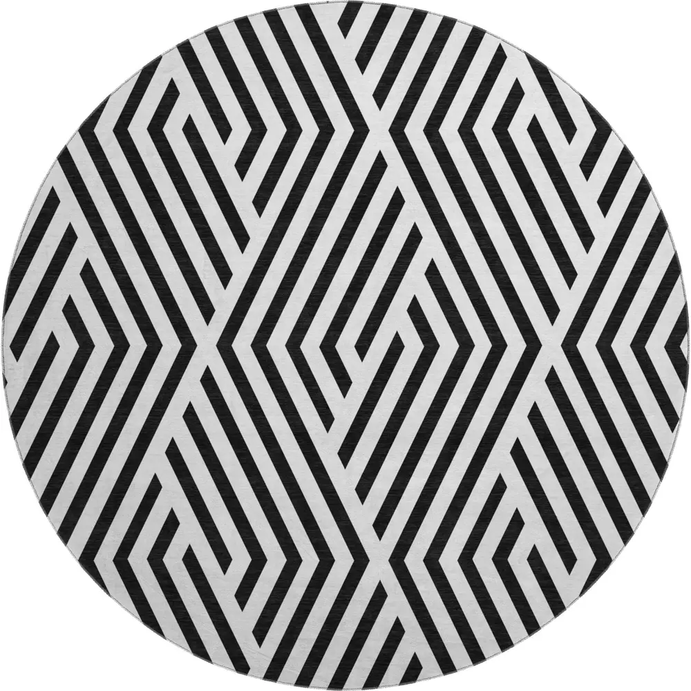 Mayfield AMF550 Black 8' x 8' Rug