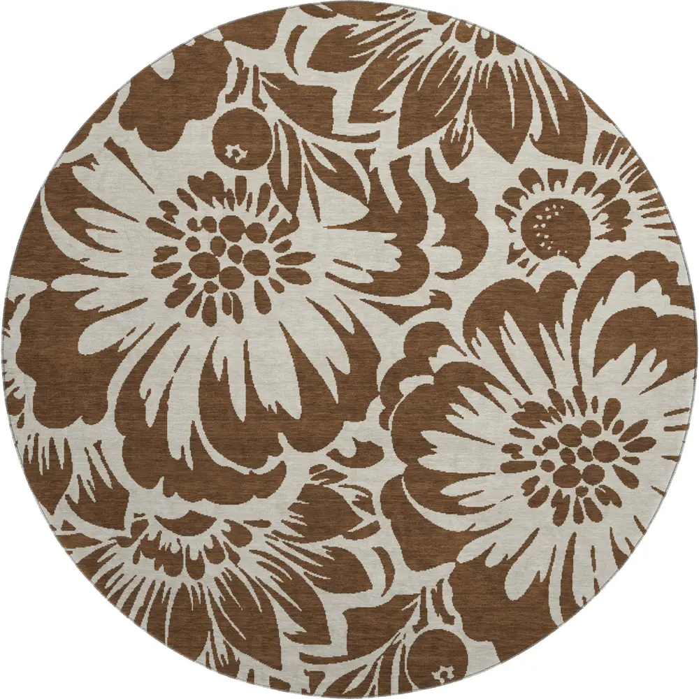 Mayfield AMF551 Brown 8' x 8' Rug