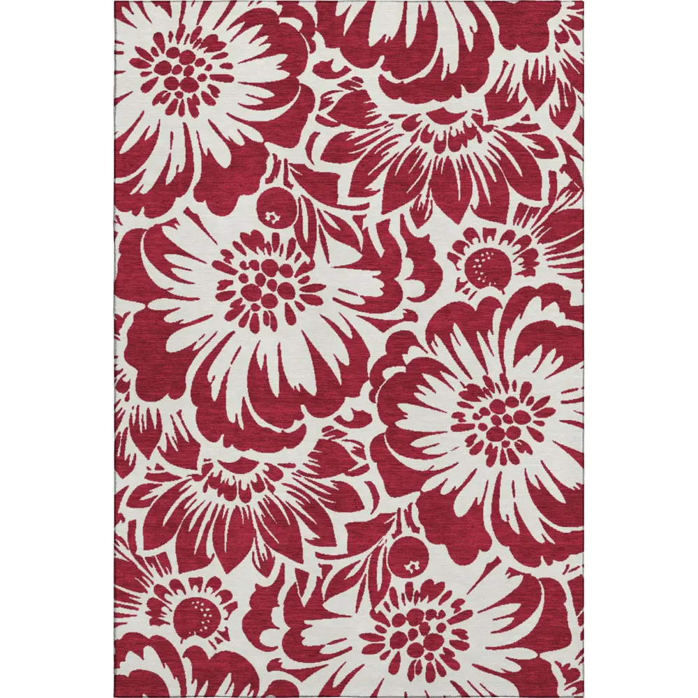 Mayfield AMF551 Burgundy 3' x 5' Rug