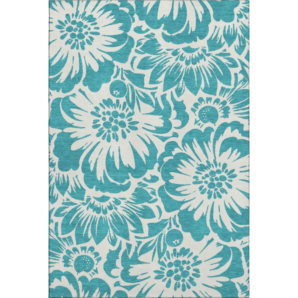 Mayfield AMF551 Teal 8' x 10' Rug