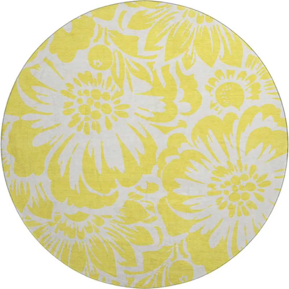 Mayfield AMF551 Yellow 8' x 8' Rug