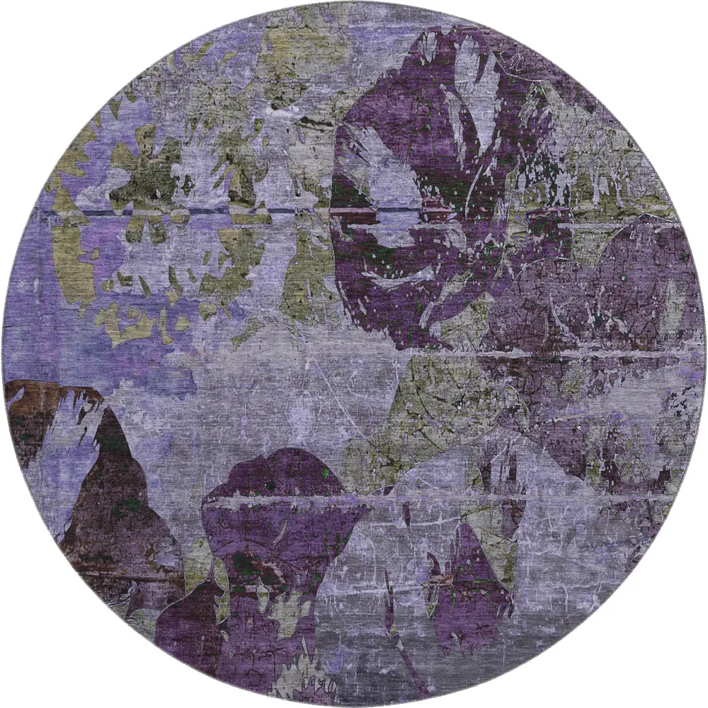 Mayfield AMF555 Purple 8' x 8' Rug