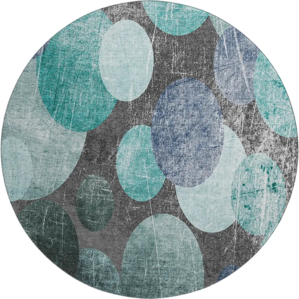 Mayfield AMF556 Teal 8' x 8' Rug