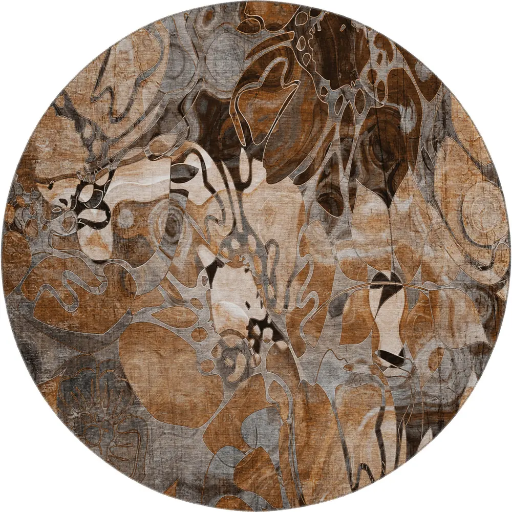 Mayfield AMF558 Paprika 8' x 8' Rug