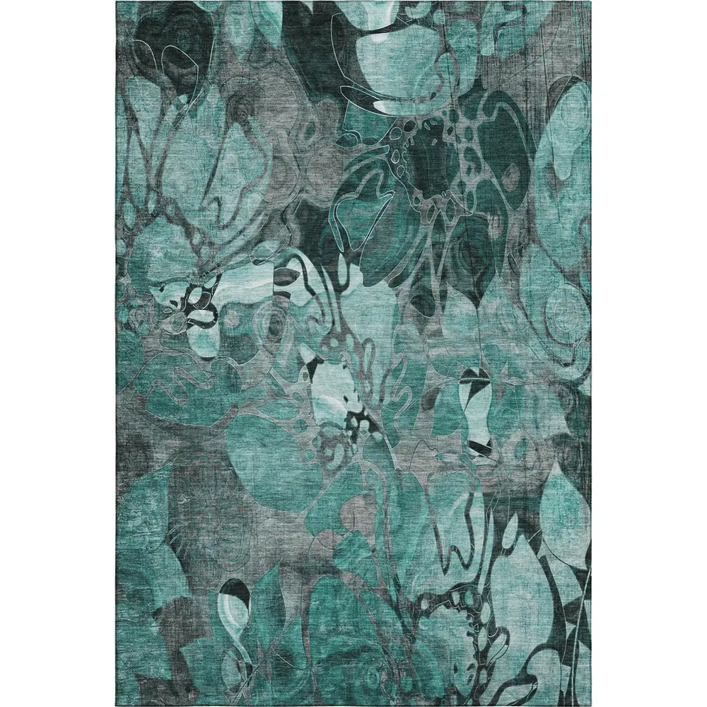 Mayfield AMF558 Teal 9' x 12' Rug