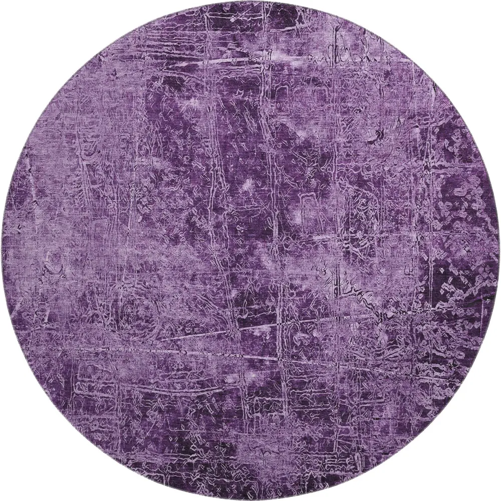 Mayfield AMF559 Purple 8' x 8' Rug