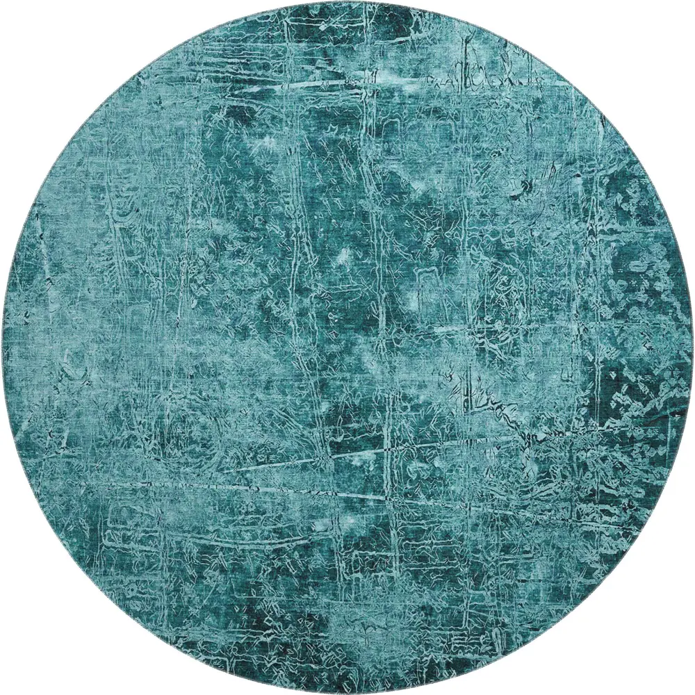 Mayfield AMF559 Teal 8' x 8' Rug