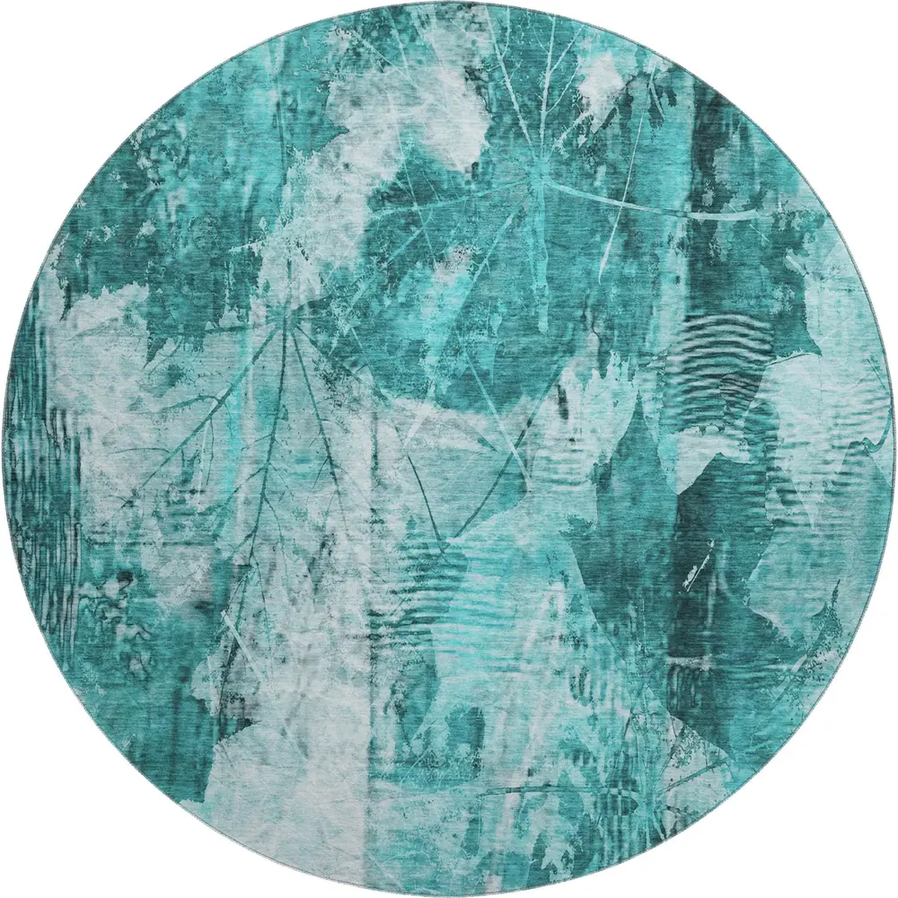 Mayfield AMF560 Teal 8' x 8' Rug
