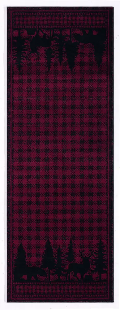 United Weavers Highlands Woodland Red 2'7