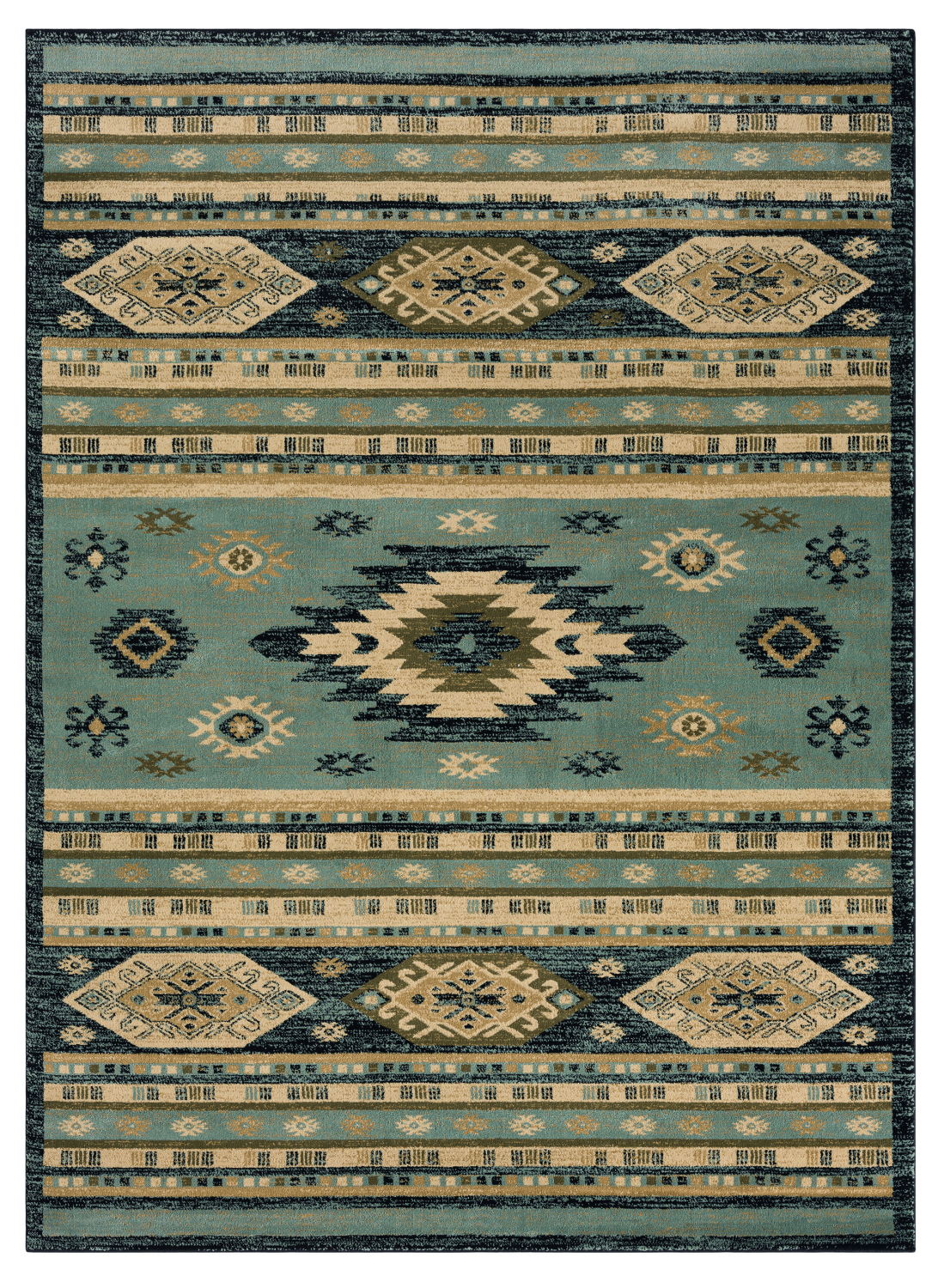 United Weavers Highlands Eagle Eye Blue 1'10