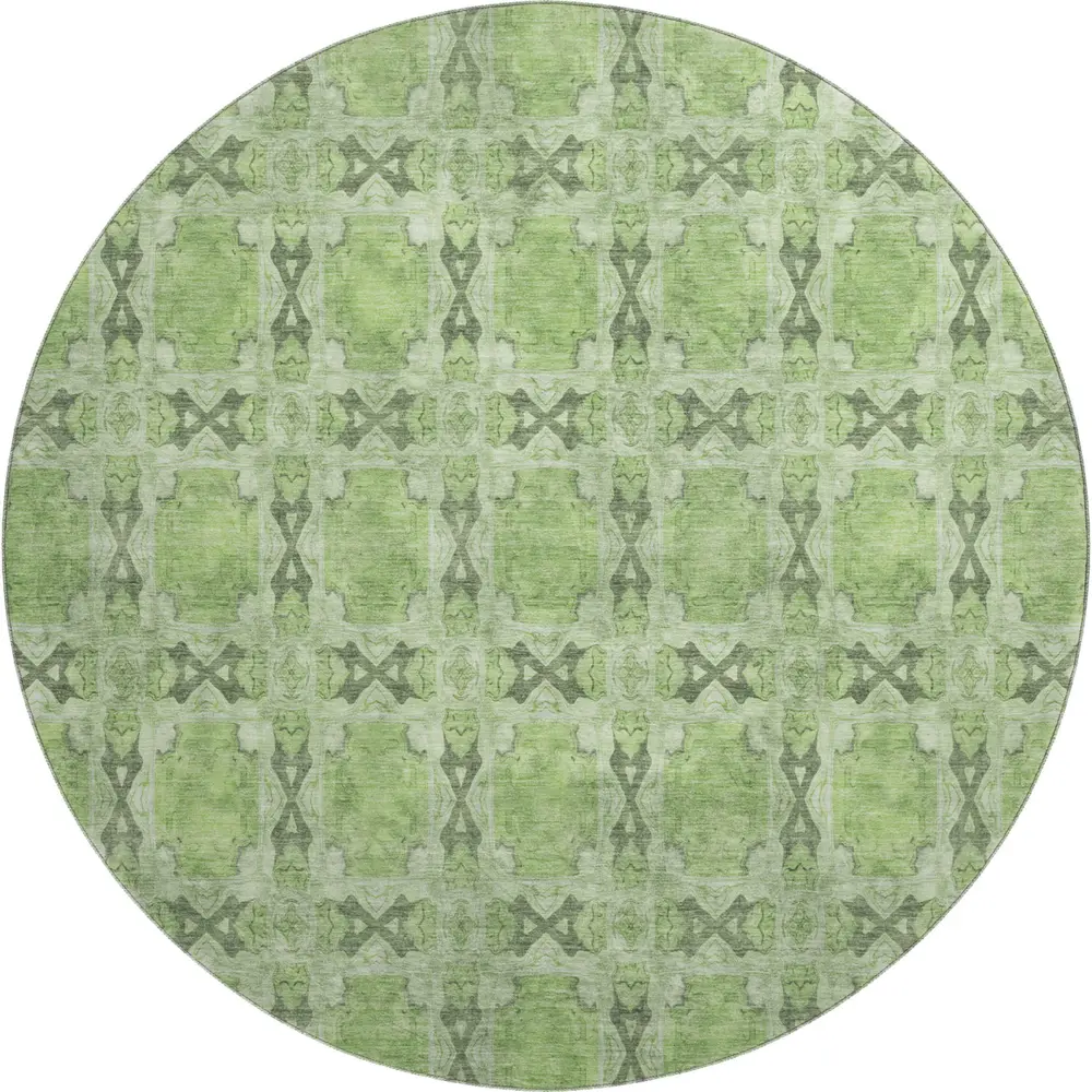 Mayfield AMF564 Green 8' x 8' Rug
