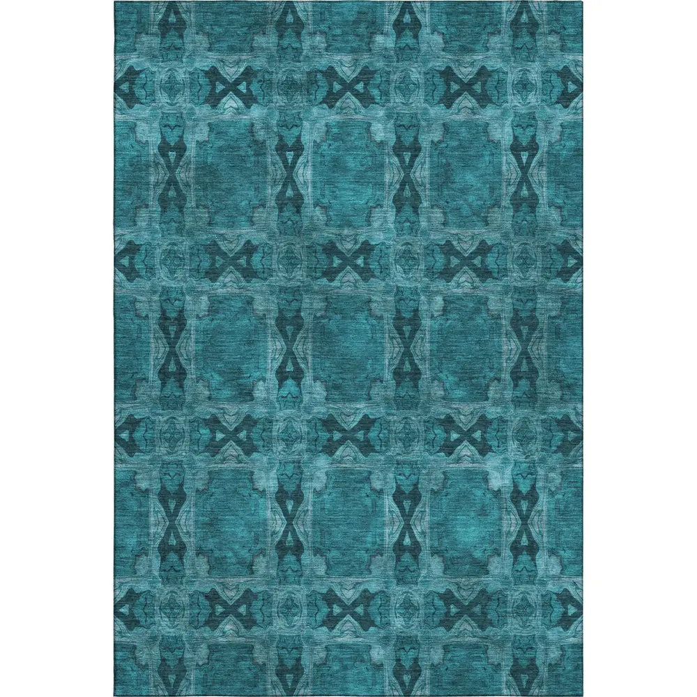 Mayfield AMF564 Teal 9' x 12' Rug
