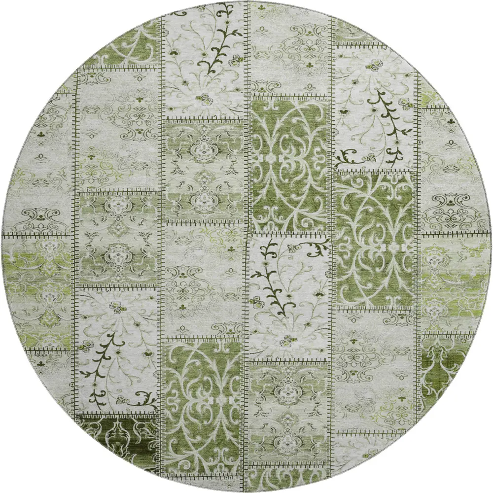 Mayfield AMF566 Green 8' x 8' Rug