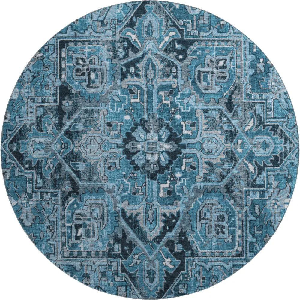 Mayfield AMF570 Blue 8' x 8' Rug