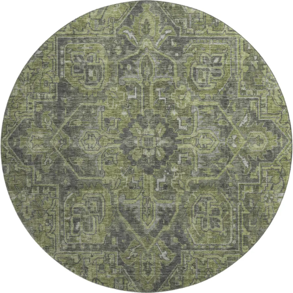 Mayfield AMF571 Green 8' x 8' Rug