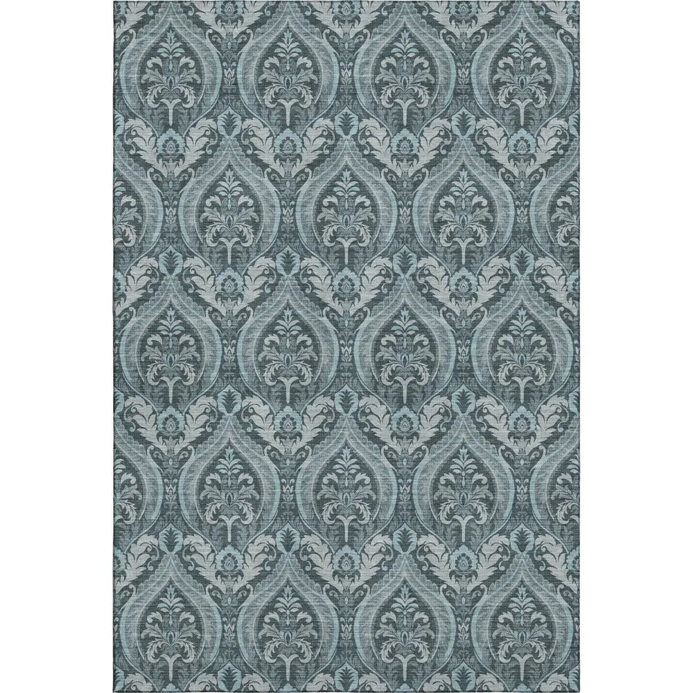 Mayfield AMF572 Teal 3' x 5' Rug