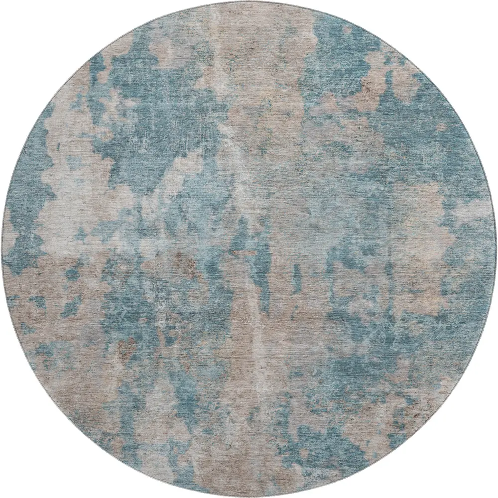 Mayfield AMF573 Teal 8' x 8' Rug