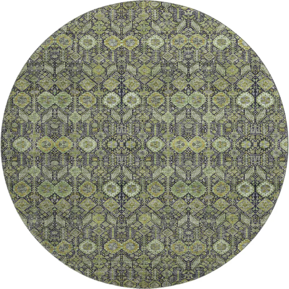 Mayfield AMF574 Green 8' x 8' Rug