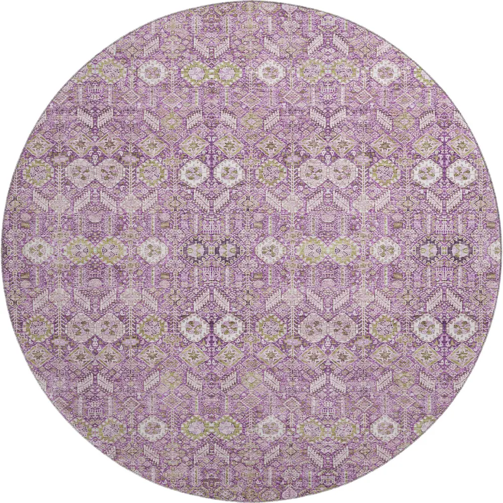 Mayfield AMF574 Lavender 8' x 8' Rug