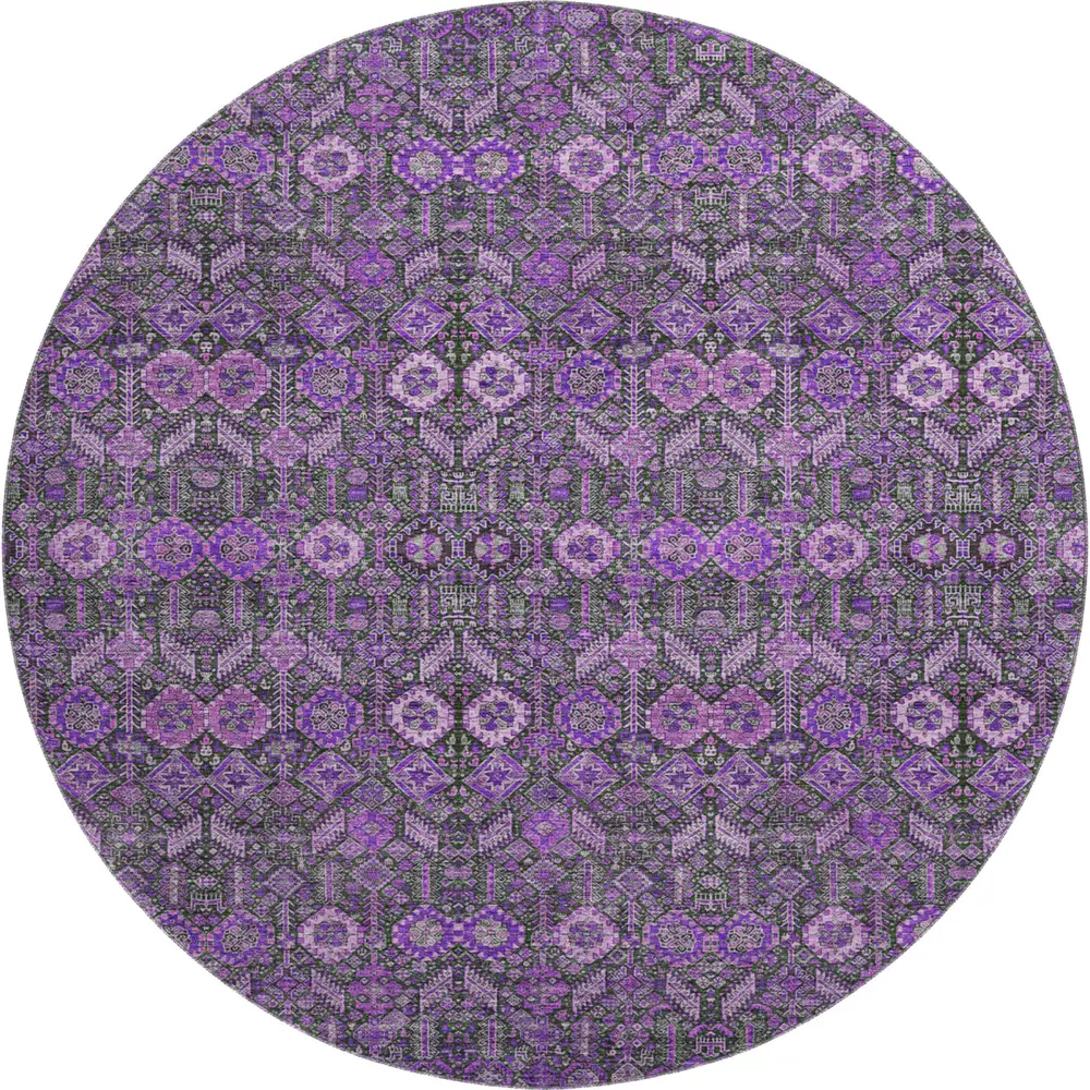 Mayfield AMF574 Purple 8' x 8' Rug