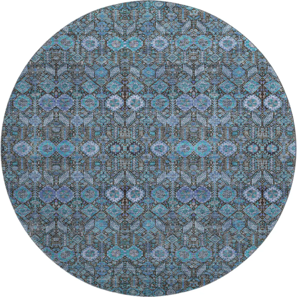 Mayfield AMF574 Teal 8' x 8' Rug